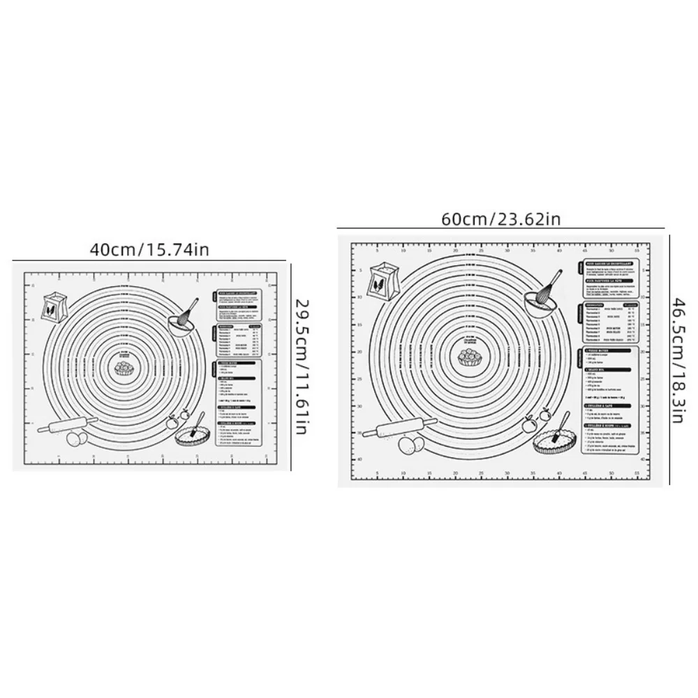 Extra Thick Silicone Pastry Mat - Image 7