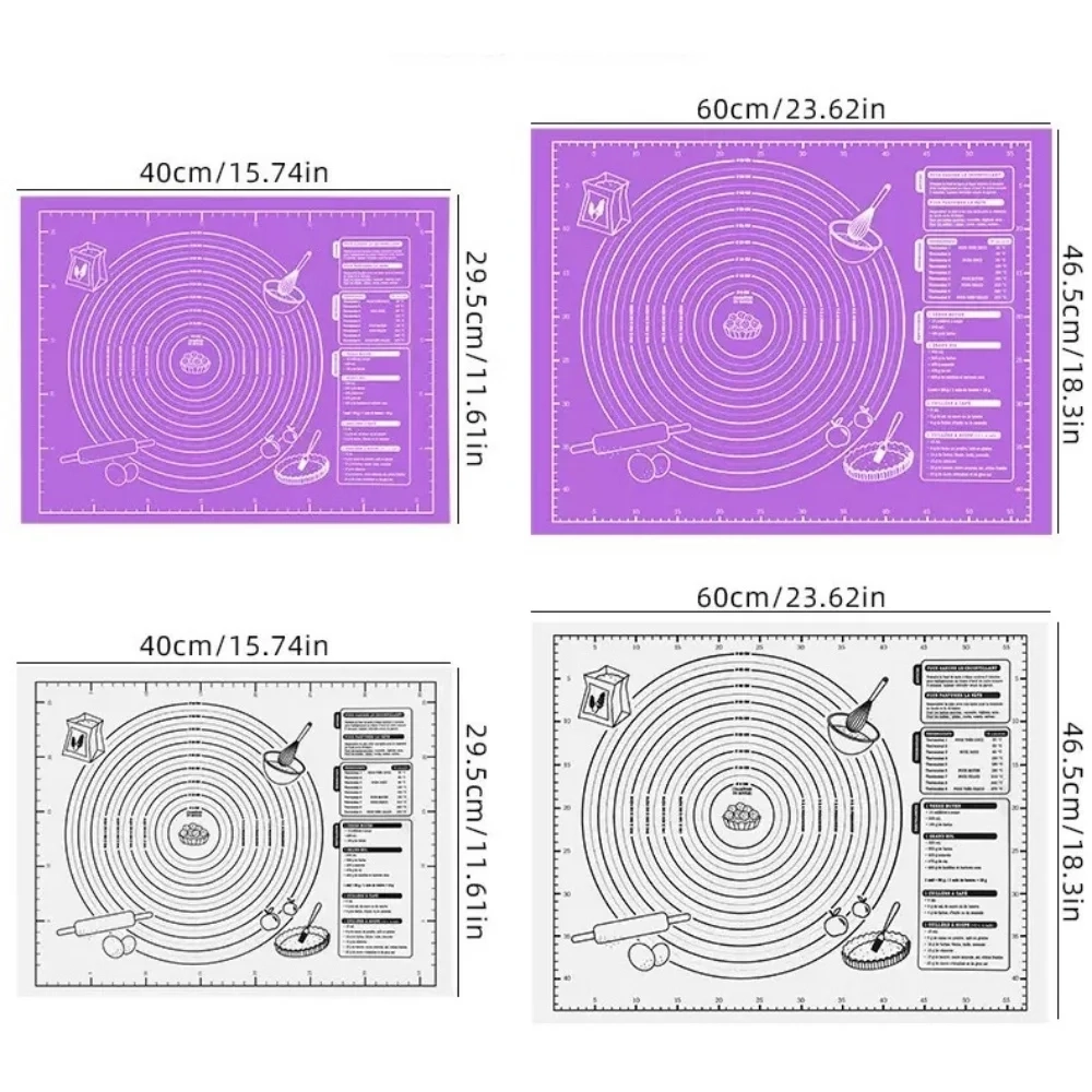 Extra Thick Silicone Pastry Mat - Image 3