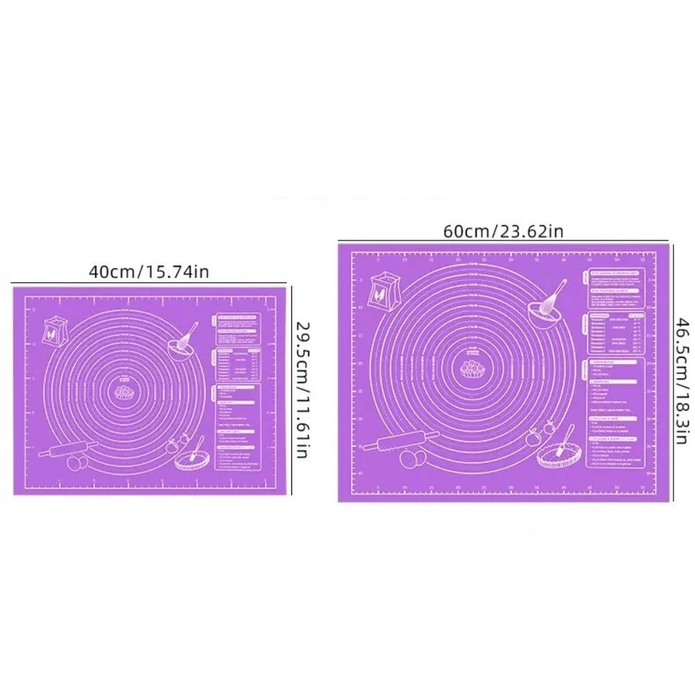 Extra Thick Silicone Pastry Mat - Image 10