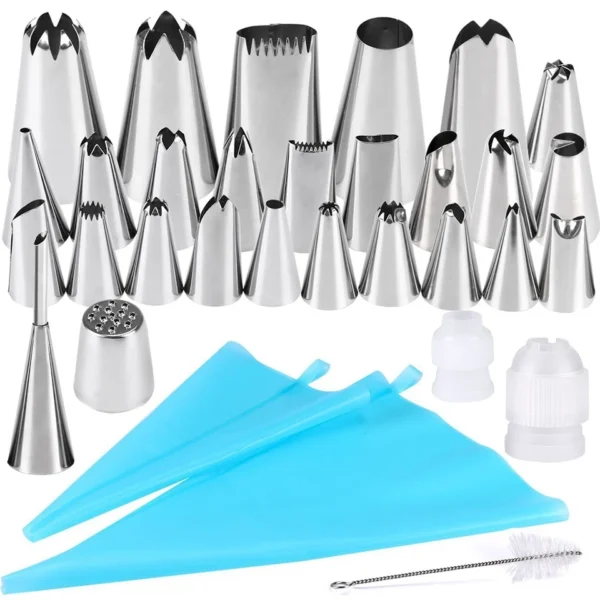 32-Piece Cake Decorating Tip Set