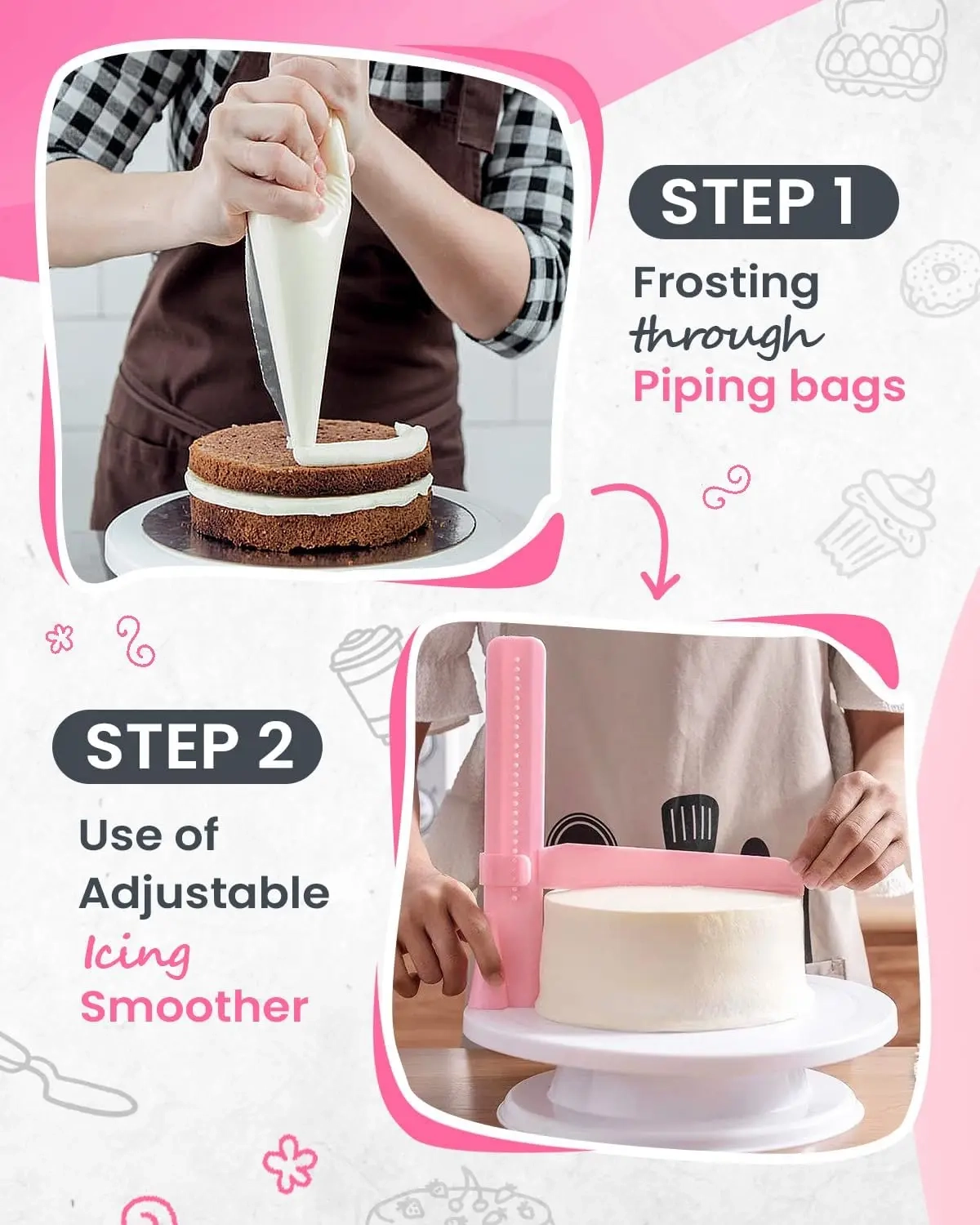 Decorating Kit with Turntable