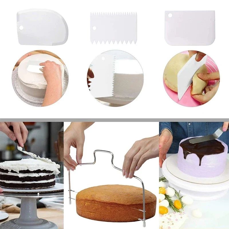 11-Inch Cake Turntable Decorating Set - Image 2