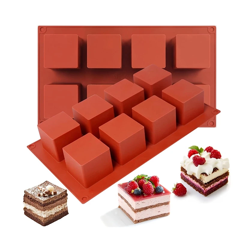 Square Silicone Mousse Cake Mold