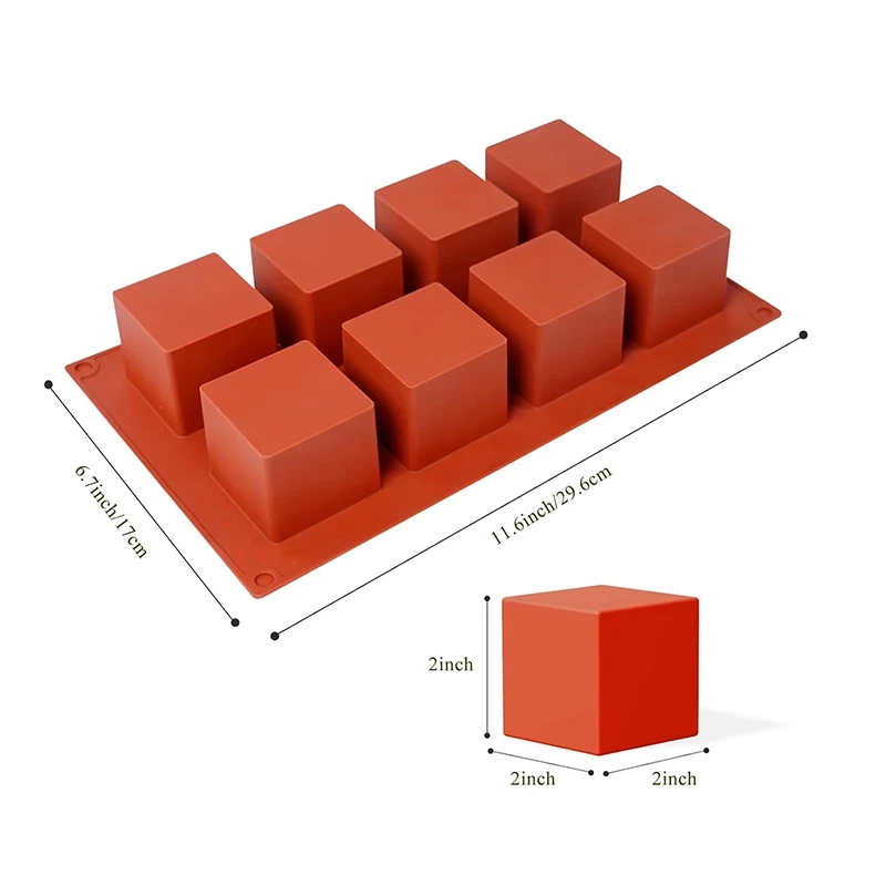 Square Silicone Mousse Cake Mold - Image 7
