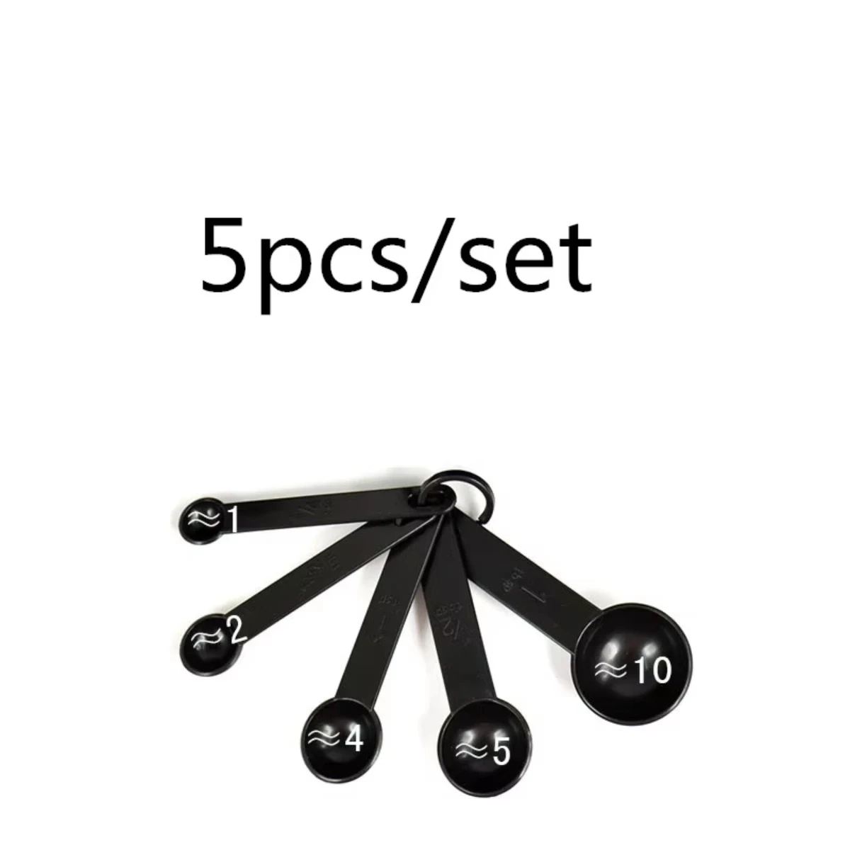 Black Measuring Cups and Spoons Set - Image 7