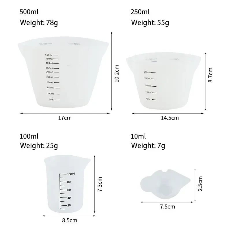 Silicone Measuring Cup Set - Image 6