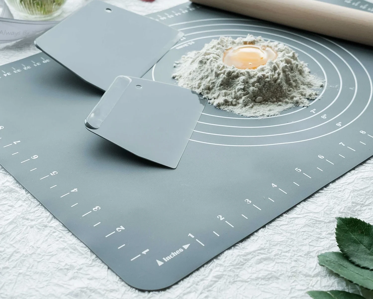 2-Piece Plastic Dough Scraper Set - Image 5