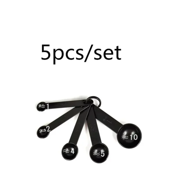 Black Measuring Cups and Spoons Set