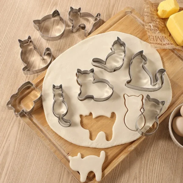 Cat Cookie Cutter Set