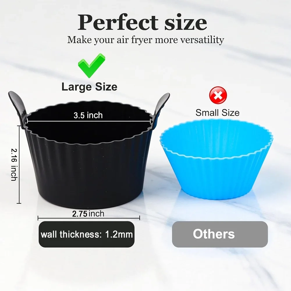 Silicone Air Fryer Baking Cups - Image 4