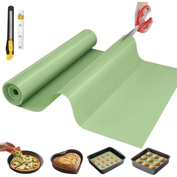 Cut-to-Fit Silicone Baking Mat Roll
