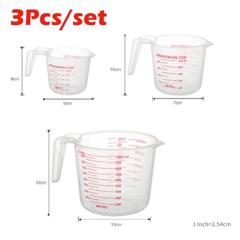 3-Piece Liquid Measuring Cup Set - Image 2