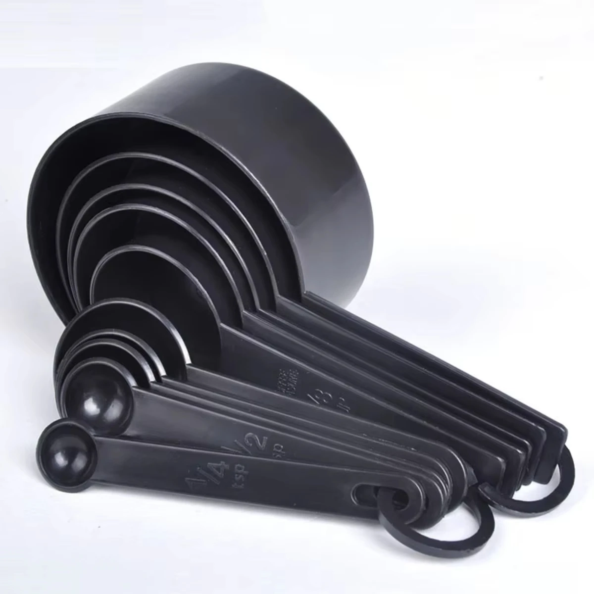 Black Measuring Cups and Spoons Set - Image 5