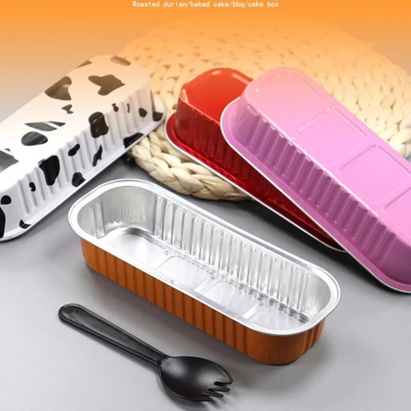 10-Pack Foil Baking Cups with Lids