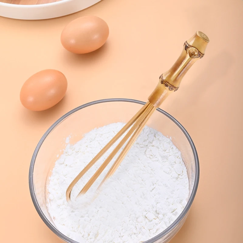 Mini Bamboo Hand Whisk - Image 6