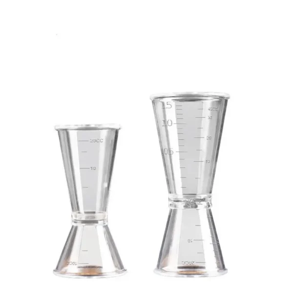 Dual-Sided Plastic Measuring Cup