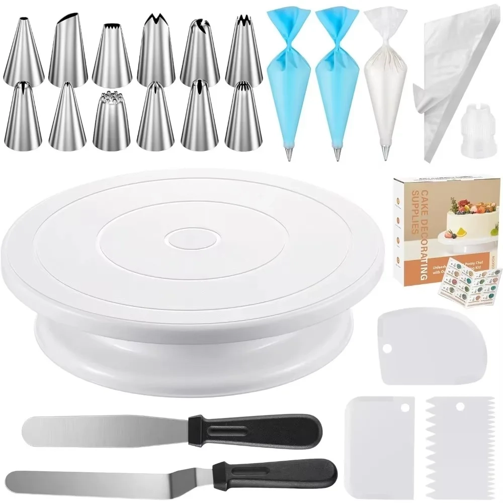 Round Cake Turntable Decorating Set - Image 9