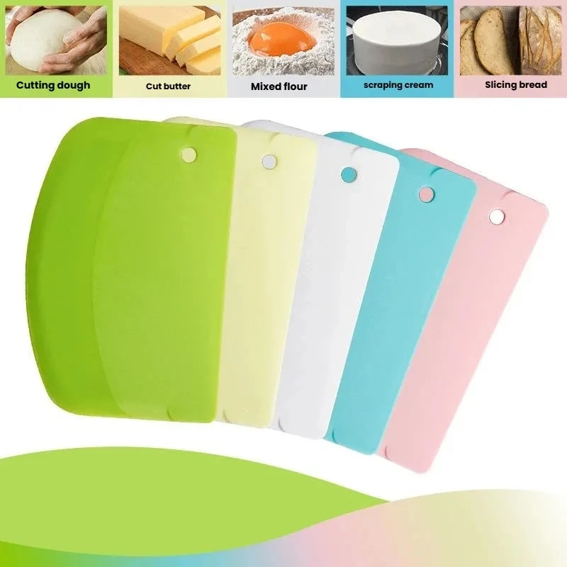 Flexible Plastic Dough Scraper - Image 2