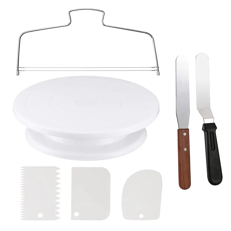 11-Inch Cake Turntable Decorating Set