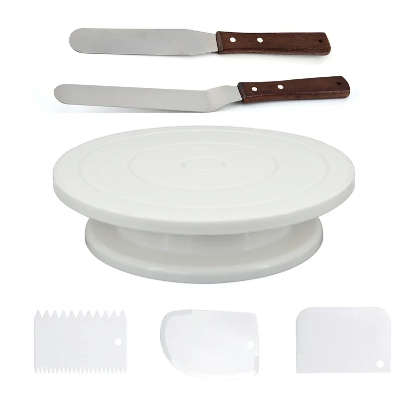 11-Inch Cake Turntable Decorating Set - Image 3