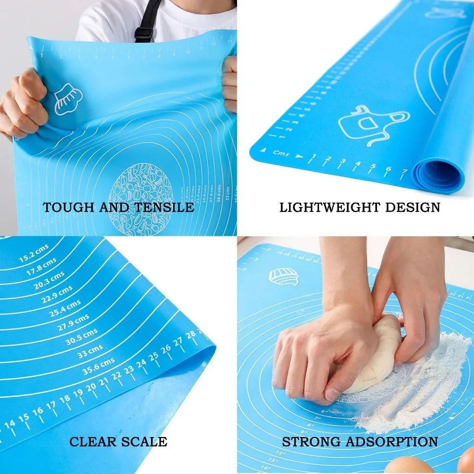 Silicone Pastry Mat for Dough Rolling - Image 5