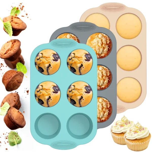 6-Cup Silicone Muffin Pan
