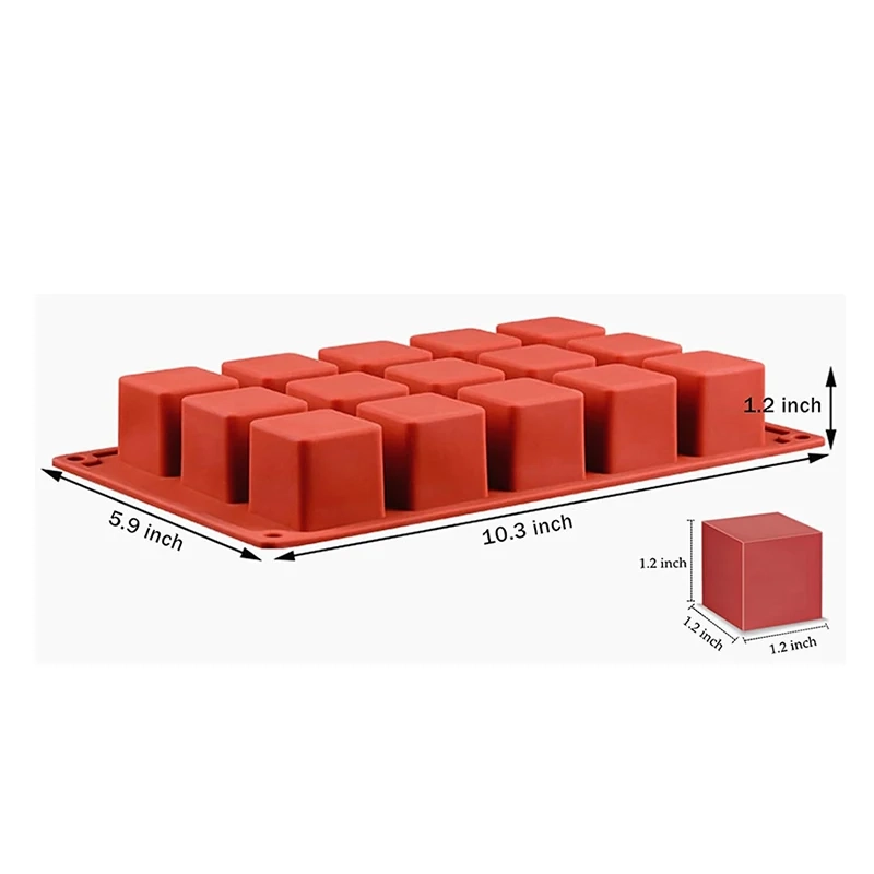 Square Silicone Mousse Cake Mold - Image 6