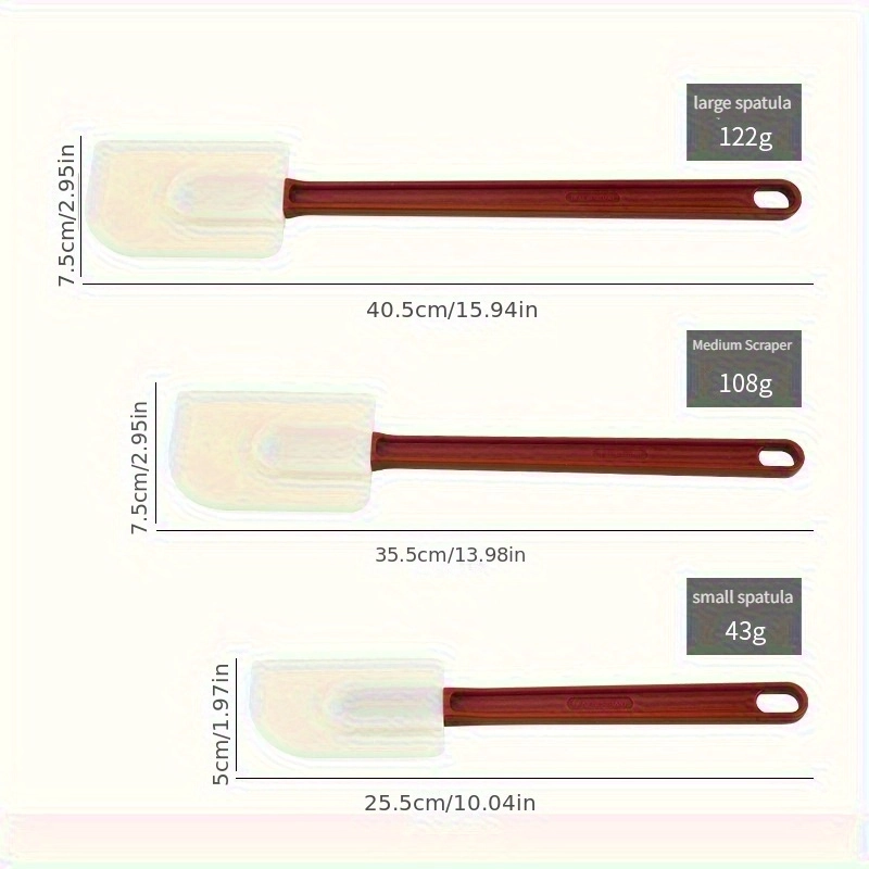 Long Handle Silicone Spatula - Image 3